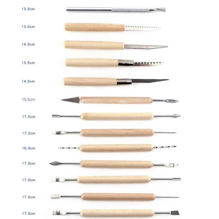 24 In 1 Pottery Tool Set Pottery Clay Stone Carving Knife DIY Clay Combination Tool