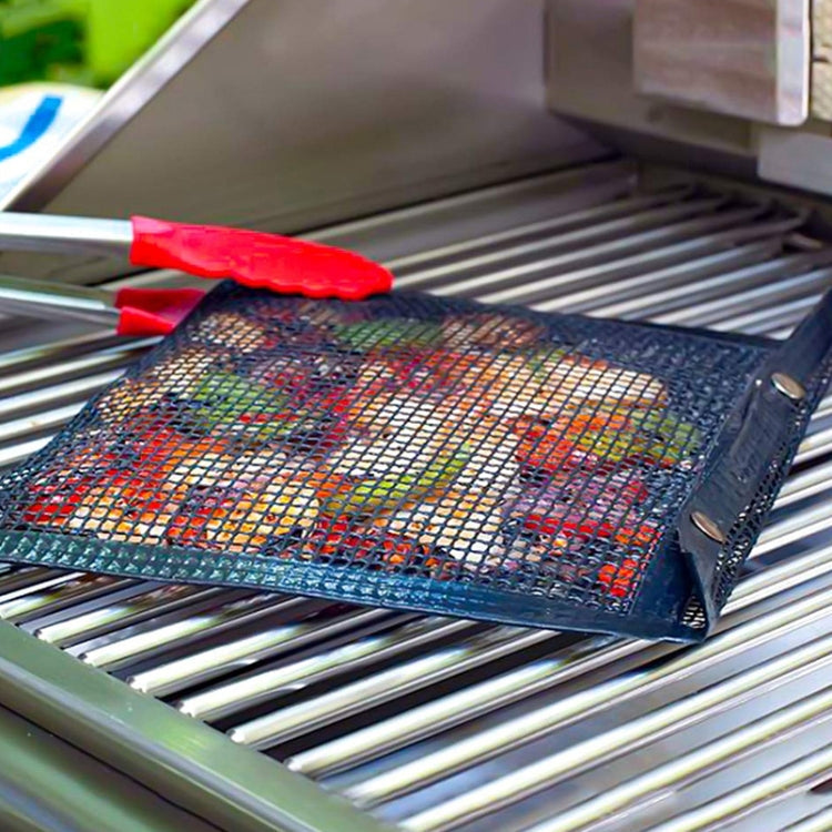 Vc005 BBQ Non-Stick Mesh Grilling Bag, Size: Black (30 x 27cm)