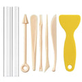 8 In 1 Pottery Tool Set Acrylic Stick  Soft Pottery Clay Carving Knife