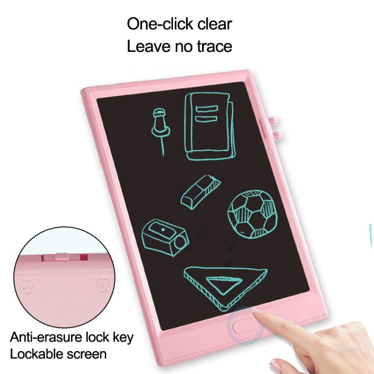 10 inch LCD Writing Board Children Hand Drawn Board, Style: Light Pink Monochrome