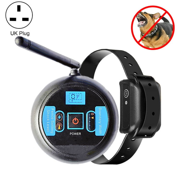 Pet Wireless Trainer Bark Stopper Electronic Fence, Specification: UK Plug(1 In 1)