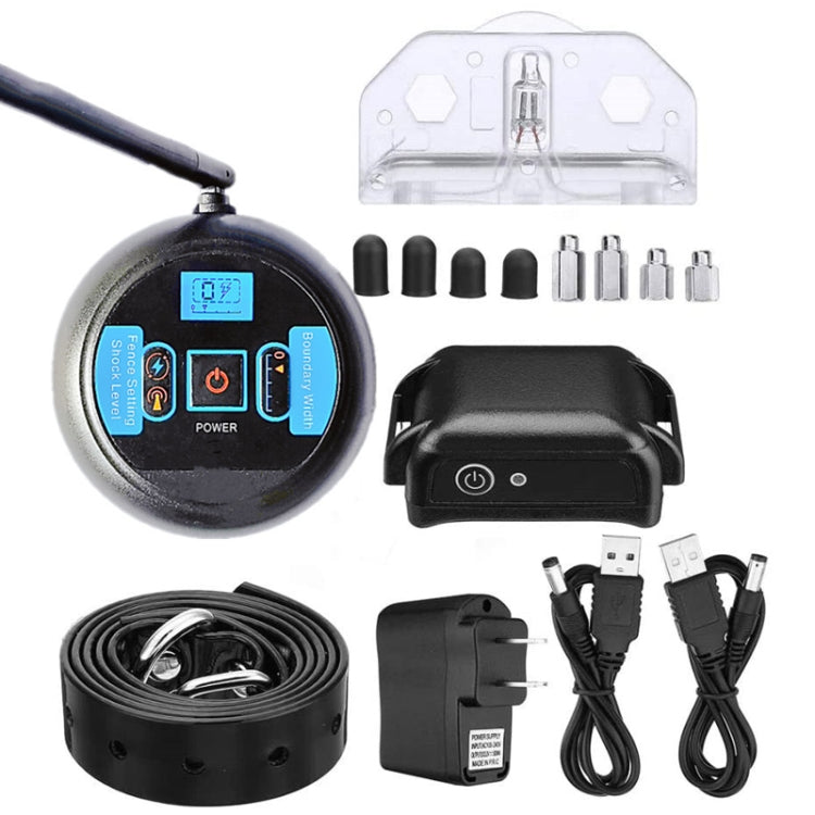 Pet Wireless Trainer Bark Stopper Electronic Fence, Specification: UK Plug(1 In 1)