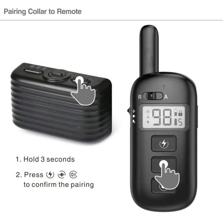 Remote Control Trainer Dog Collar Automatic Bark Stop Device, Specification: 1 Drag 1 (Red)