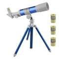 Children High-definition Multiple Astronomical Telescope Science Teaching Aids(B Model Blue)