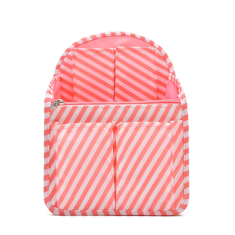 Schoolbag Separation Organizer Storage Bag Computer Backpack Liner Bag, Color: Small Pink Stripe