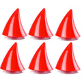 2pcs /Pair Motorcycle Helmet Devil Sucker Decoration, Style: Small Horns (Red)