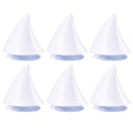 2pcs /Pair Motorcycle Helmet Devil Sucker Decoration, Style: Small Horns (White)