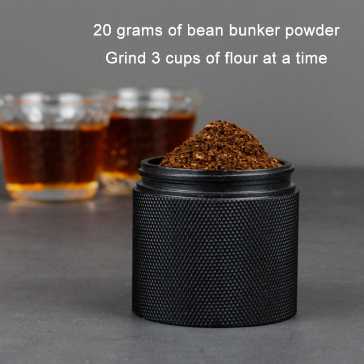 CNC Stainless Steel Hand Crank Coffee Bean Grinder, Specification: Pentagon Gray