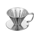 Double-layer Stainless Steel Pour-over Coffee Filter, Size: Small