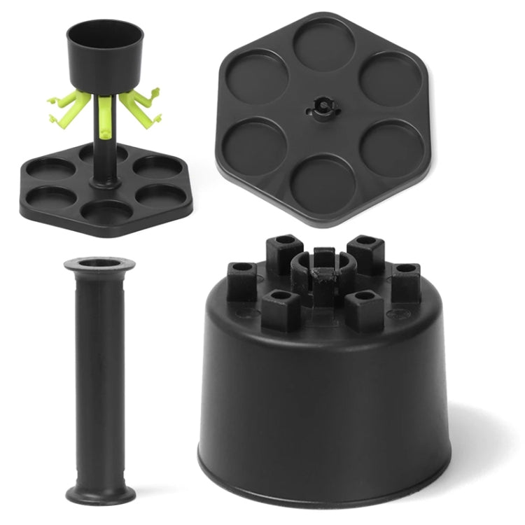 Bar Party 6 Cups Wine Dispenser Wine Pourer Drink Dispenser(6 Cups+Holder)