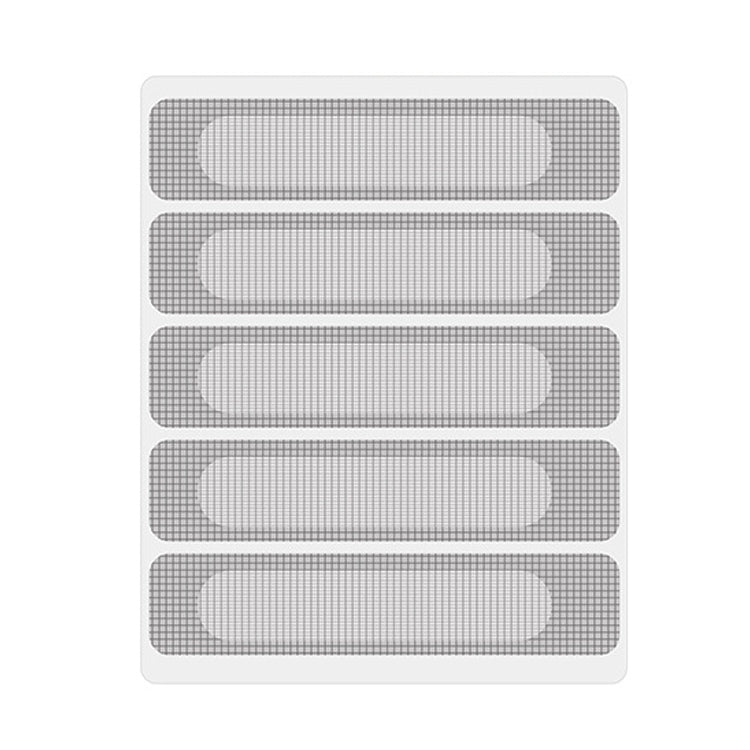 5pcs / Set  ZX017 Screen Window Self-adhesive Drain Hole Mosquito Sticker(Gray)