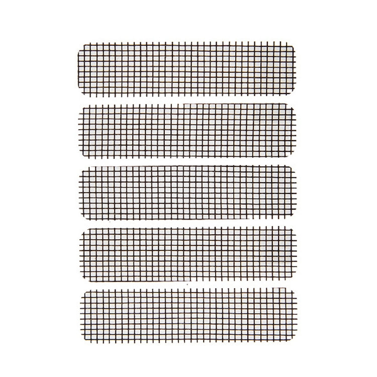 5pcs / Set  ZX017 Screen Window Self-adhesive Drain Hole Mosquito Sticker(Black)