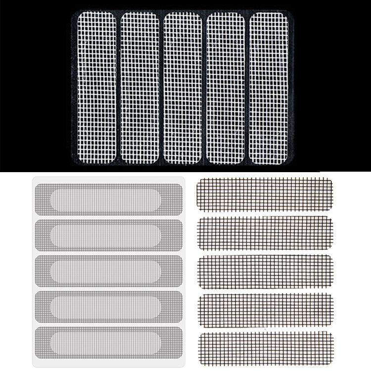 5pcs / Set  ZX017 Screen Window Self-adhesive Drain Hole Mosquito Sticker(Gray)