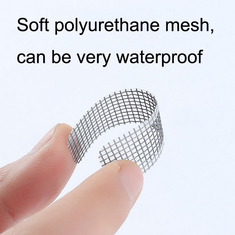 5pcs / Set  ZX017 Screen Window Self-adhesive Drain Hole Mosquito Sticker(Gray)