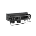 Kitchen Wall Mounted Seasoning Bottle Knife Storage Rack, Specifications A2 40cm Two Cup 6 Hook