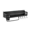 Kitchen Wall Mounted Seasoning Bottle Knife Storage Rack, Specifications B1 50cm One Cup 8 Hook