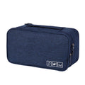 RH901 Portable Travel Underwear Bra Packaging Storage Bag(Navy Blue)