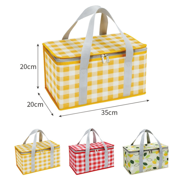 JY2209 Camping Moistureproof Portable Picnic Basket Set, Spec: Red White+150x100cm