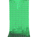 2 PCS 1x2M Square Rain Silk Door Curtain Birthday Party Background Wall Decoration(Green)