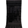 2 PCS 1x2M Square Rain Silk Door Curtain Birthday Party Background Wall Decoration(Black)