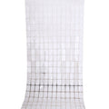2 PCS 1x2M Square Rain Silk Door Curtain Birthday Party Background Wall Decoration(White)