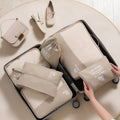 RH2203 6 In 1 Travel Portable Storage Bag Set Without Suitcase(Khaki)