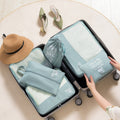 RH2203 6 In 1 Travel Portable Storage Bag Set Without Suitcase(Green)