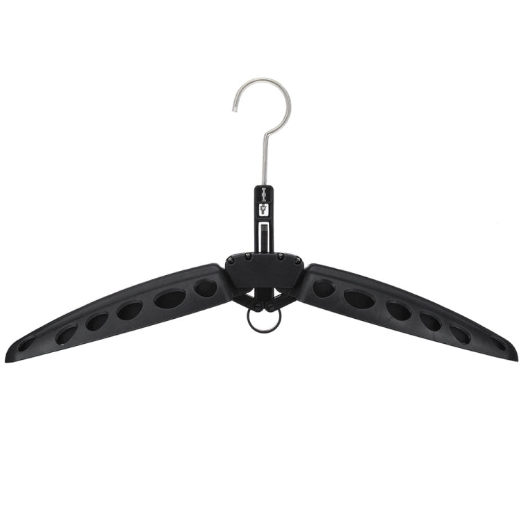 Wetsuit Hanger Thickened Multifunctional Folding Drying Rack(Black)