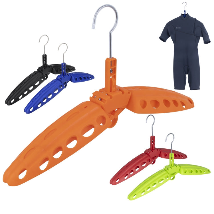 Wetsuit Hanger Thickened Multifunctional Folding Drying Rack(Black)