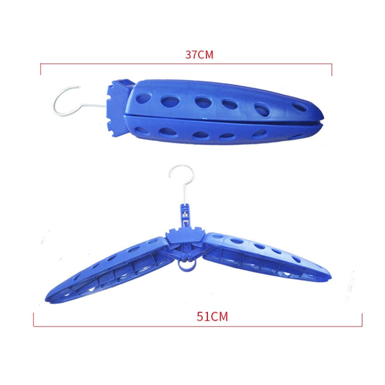 Wetsuit Hanger Thickened Multifunctional Folding Drying Rack(Blue)