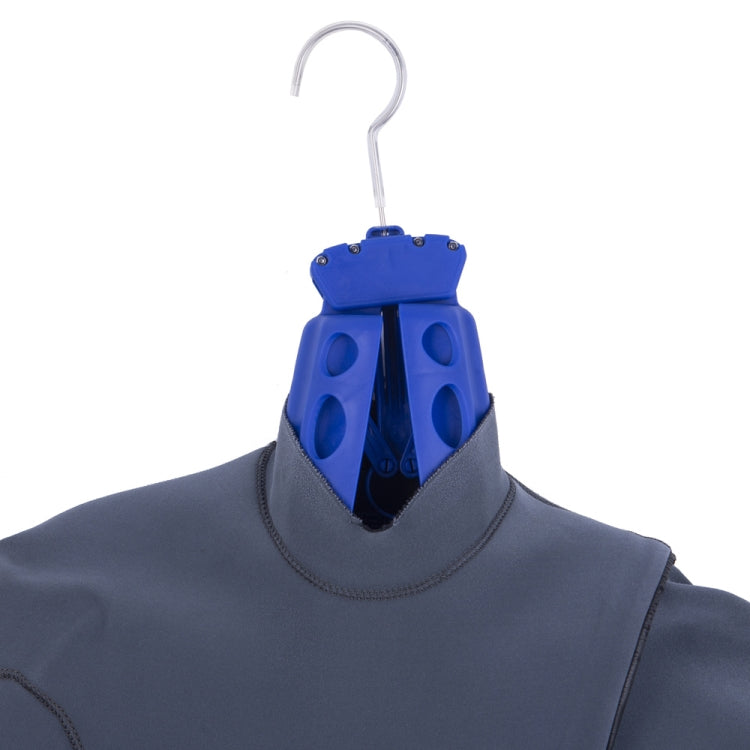 Wetsuit Hanger Thickened Multifunctional Folding Drying Rack(Black)