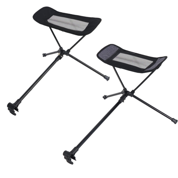 Collapsible Footstool For Camping Foot Recliner Foot Rest(Gray)