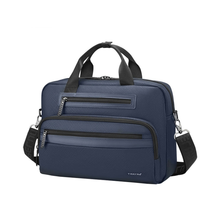 Tigernu T-L5207 Men Business Laptop Bag Multi-functional Shoulder Briefcase(Dark Blue)