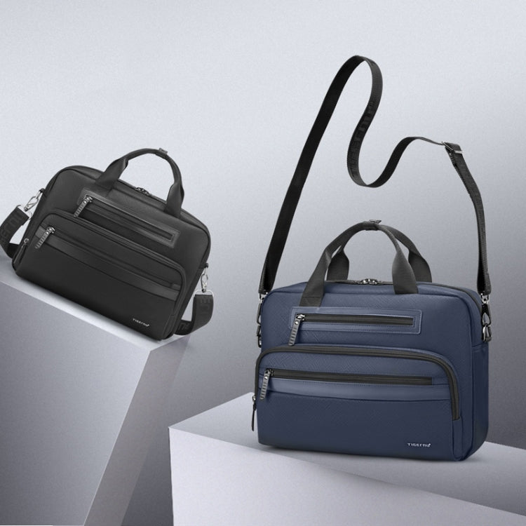 Tigernu T-L5207 Men Business Laptop Bag Multi-functional Shoulder Briefcase(Black)