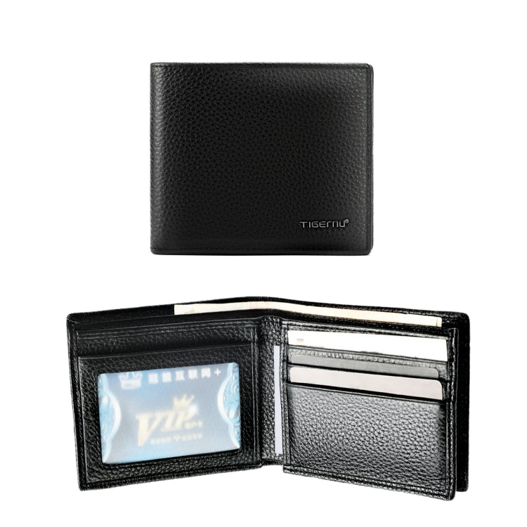 Tigernu T-S8002 Men Multi-Card Wallet Business Coin Purse(Black)