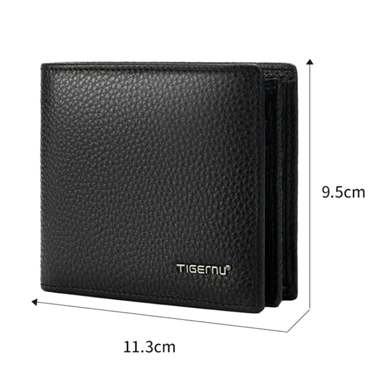 Tigernu T-S8002 Men Multi-Card Wallet Business Coin Purse(Black)