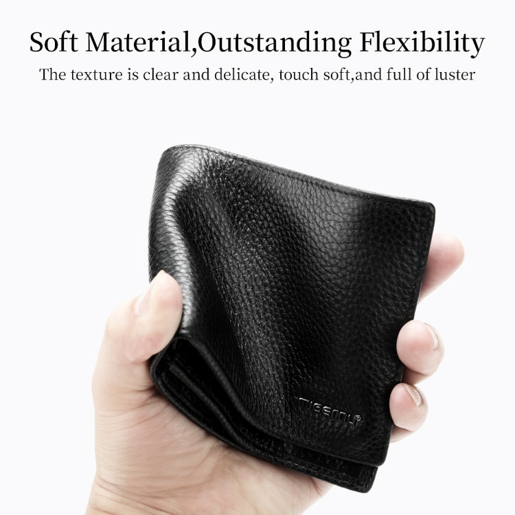 Tigernu T-S8002 Men Multi-Card Wallet Business Coin Purse(Black)