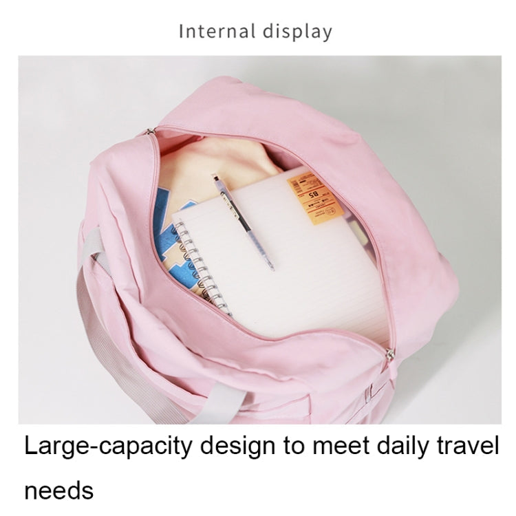 RH2202 Portable Foldable Travel Bag with Expansion Function(Pink)