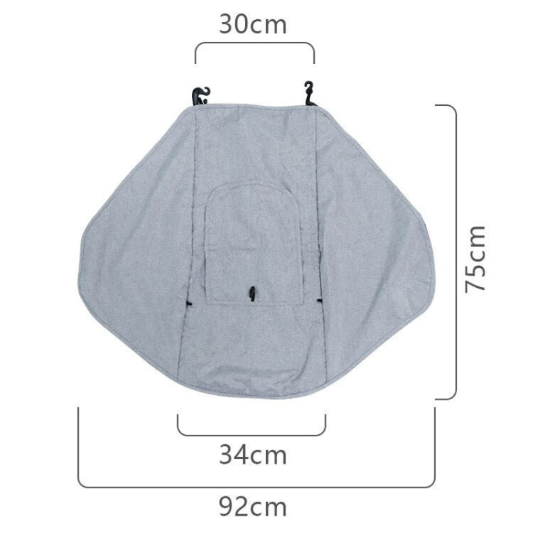 Universal Baby Stroller Accessories Sun Shade Cover With Visible Sunroof(Black)