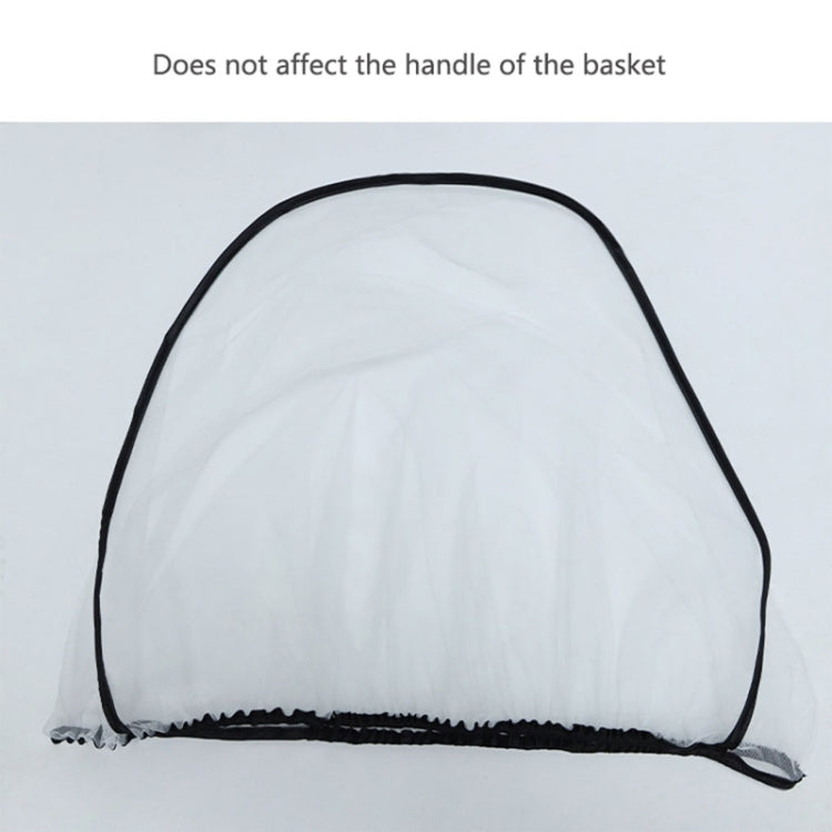 Baby Stroller Pushchair Mosquito Net Newborn Carriage Cradles Cover(White)