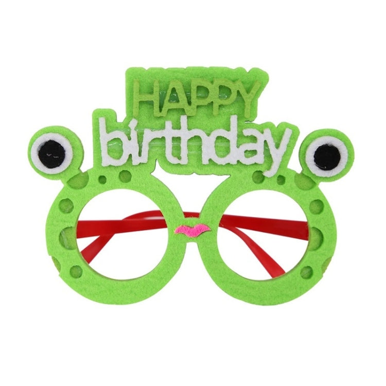 2 PCS Funny Glasses Birthday Party Cartoon Decoration Photo Props, Shape: Frog