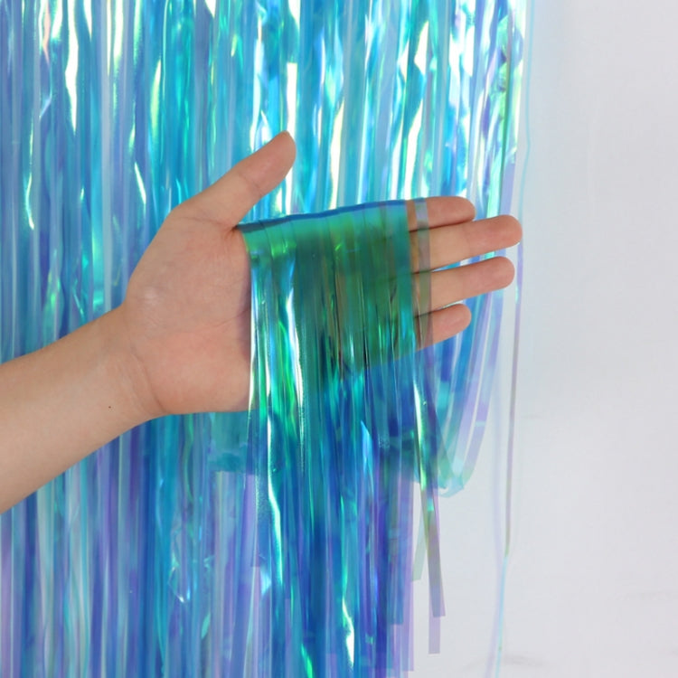 Candy Rain Curtain Festive Party Decoration Photo Background, Size: 1x3m Yellow