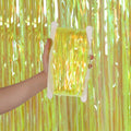 Candy Rain Curtain Festive Party Decoration Photo Background, Size: 1x2M Yellow