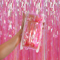 Candy Rain Curtain Festive Party Decoration Photo Background, Size: 1x2M Pink