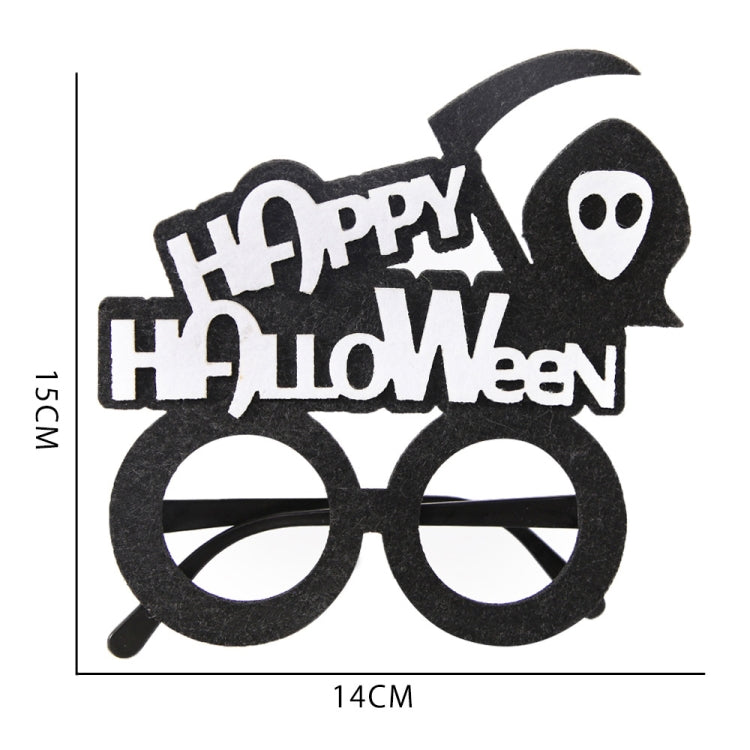 Halloween Decoration Funny Glasses Party Skeleton Spider Horror Props Sickle