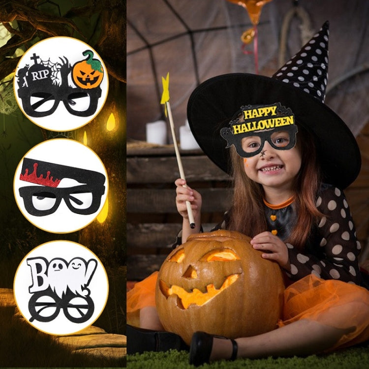 Halloween Decoration Funny Glasses Party Skeleton Spider Horror Props Skull