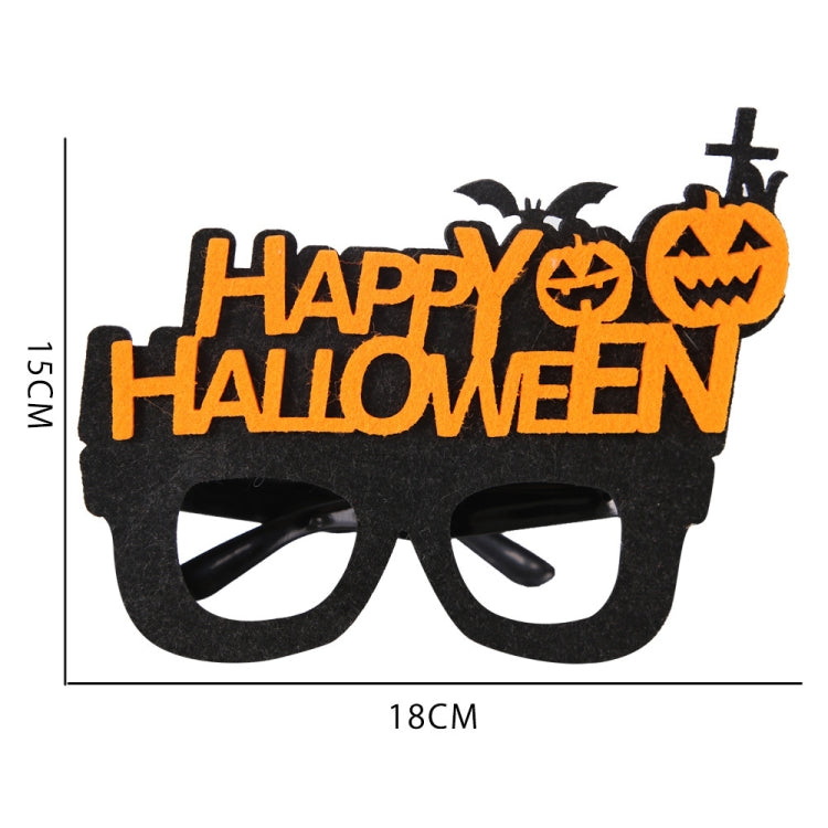 Halloween Decoration Funny Glasses Party Skeleton Spider Horror Props Letter Pumpkin