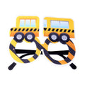 3 PCS Children Birthday Party Funny Glasses Photo Props(Bus)