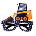 3 PCS Children Birthday Party Funny Glasses Photo Props(Yellow Excavator)