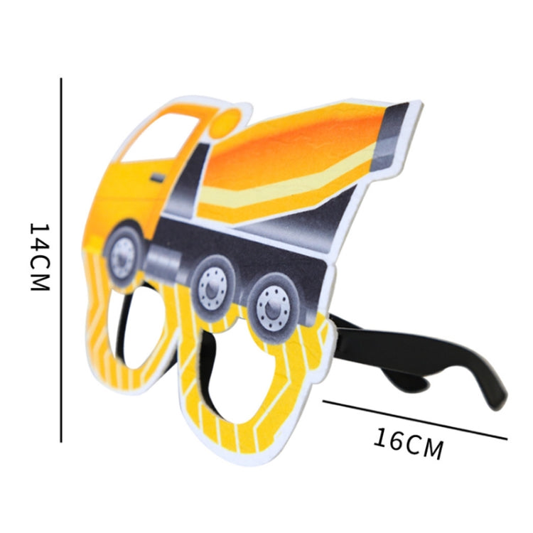 3 PCS Children Birthday Party Funny Glasses Photo Props(Forklift)